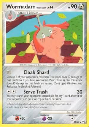 Wormadam Trash Cloak - 51/99 - Uncommon available at 401 Games Canada