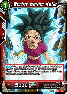 Worthy Warrior Kefla - DB2-009 - Uncommon available at 401 Games Canada