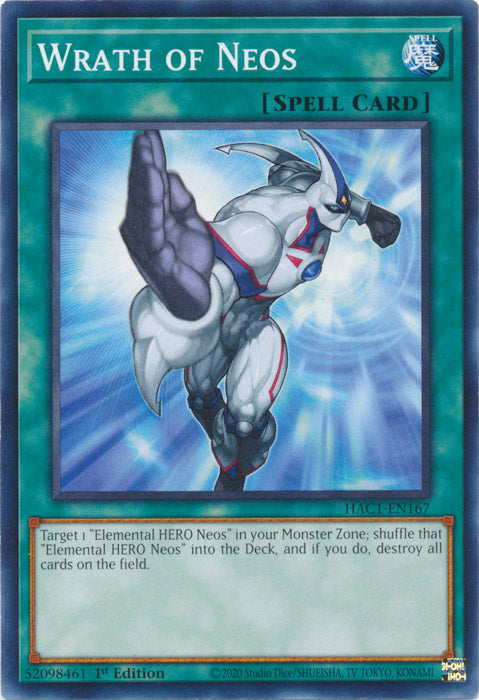 Wrath of Neos - HAC1-EN167 - Common available at 401 Games Canada
