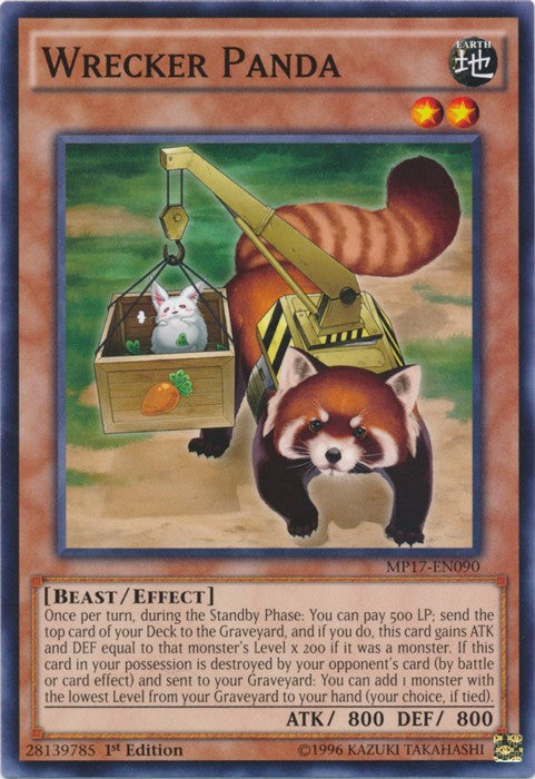 Wrecker Panda - MP17-EN090 - Common - 1st Edition available at 401 Games Canada