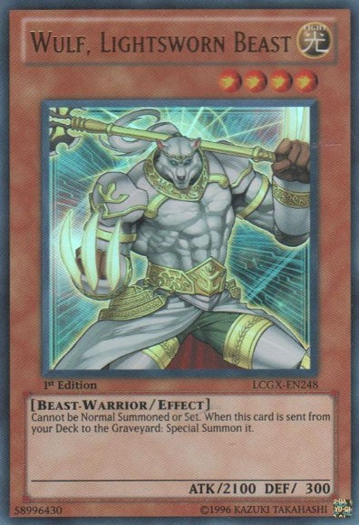 Wulf, Lightsworn Beast - LCGX-EN248 - Ultra Rare - 1st Edition available at 401 Games Canada