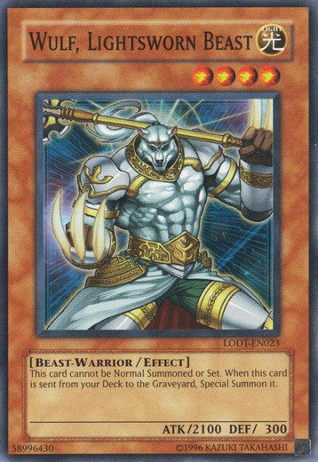 Wulf, Lightsworn Beast - LODT-EN023 - Super Rare - Unlimited available at 401 Games Canada