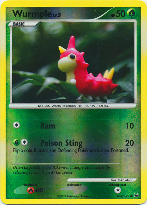 Wurmple - 103/127 - Common - Reverse Holo available at 401 Games Canada