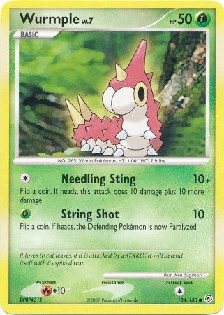 Wurmple - 104/130 - Common available at 401 Games Canada