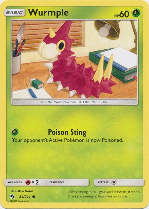 Wurmple - 24/214 - Common available at 401 Games Canada
