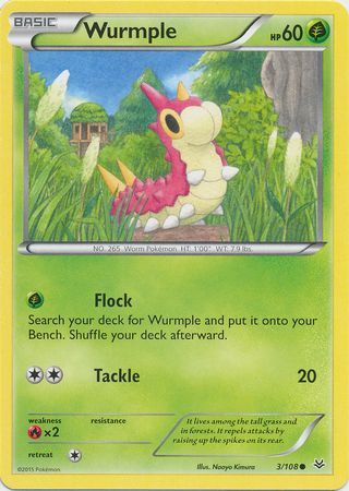 Wurmple - 3/108 - Common available at 401 Games Canada