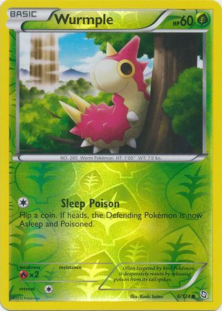 Wurmple - 6/124 - Common - Reverse Holo available at 401 Games Canada