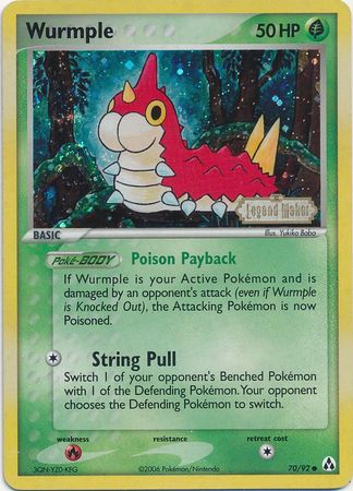 Wurmple - 70/92 - Common - Reverse Holo available at 401 Games Canada