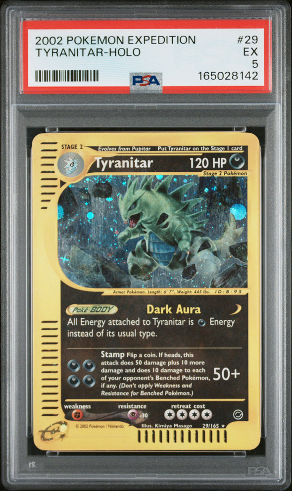 TYRANITAR (29) - POKEMON EXPEDITION - HOLO - EX 5