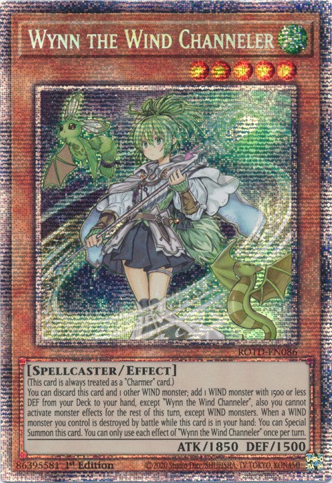 Wynn the Wind Channeler - ROTD-EN086 - Starlight Rare - 1st Edition available at 401 Games Canada
