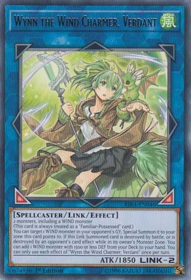 Wynn the Wind Charmer, Verdant - RIRA-EN046 - Rare - 1st Edition available at 401 Games Canada