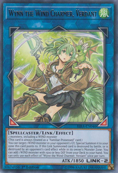 Wynn the Wind Charmer, Verdant - RIRA-EN046 - Rare - 1st Edition available at 401 Games Canada