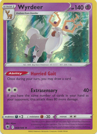 Wyrdeer - 069/189 - Holo Rare available at 401 Games Canada