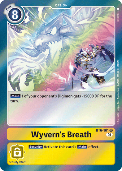 Wyvern's Breath - BT6-101 - Rare available at 401 Games Canada