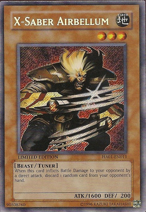 X-Saber Airbellum - HA01-EN011 - Secret Rare - Limited Edition available at 401 Games Canada