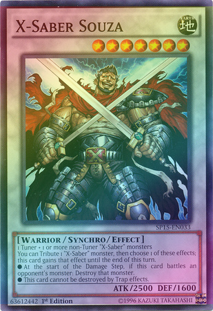 X-Saber Souza - SP15-EN033 - Shatterfoil Rare - 1st Edition available at 401 Games Canada