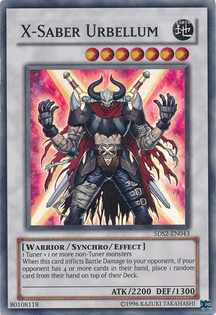 X-Saber Urbellum - 5DS2-EN043 - Super Rare - Unlimited available at 401 Games Canada
