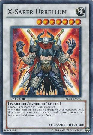 X-Saber Urbellum - 5DS3-EN040 - Common - 1st Edition available at 401 Games Canada