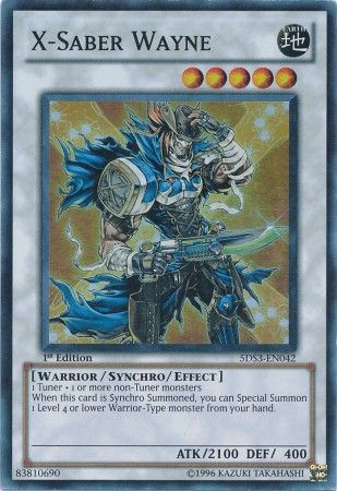 X-Saber Wayne - 5DS3-EN042 - Super Rare - 1st Edition available at 401 Games Canada