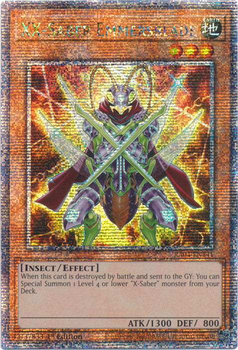 XX-Saber Emmersblade - RA04-EN141 - Quarter Century Secret Rare - 1st Edition