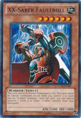 XX-Saber Faultroll - TU03-EN007 - Rare available at 401 Games Canada