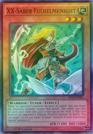 XX-Saber Fulhelmknight - SP15-EN005 - Shatterfoil Rare - 1st Edition available at 401 Games Canada