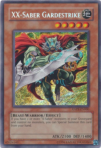 XX-Saber Gardestrike - ANPR-EN000 - Secret Rare - Unlimited available at 401 Games Canada