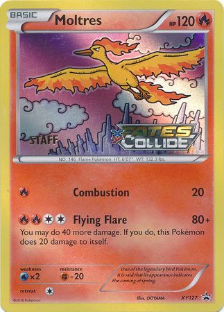 Moltres XY127 - (Staff) Pre-Release Holo