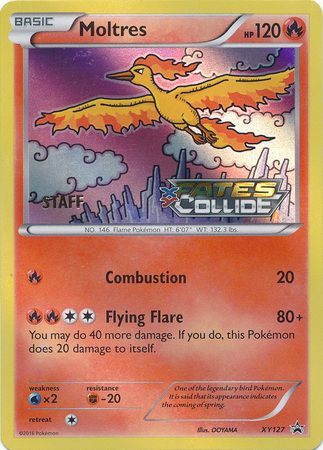 Moltres - XY127 - (Staff) Pre-Release Holo