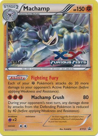 Machamp - XY13 - (Staff) Pre-Release Promo