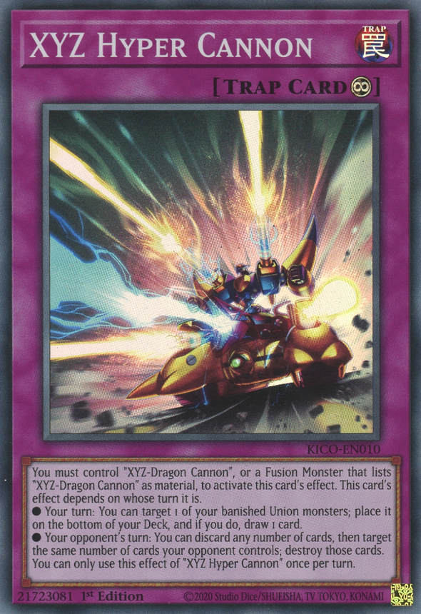 XYZ Hyper Cannon - KICO-EN010 - Super Rare - 1st Edition available at 401 Games Canada