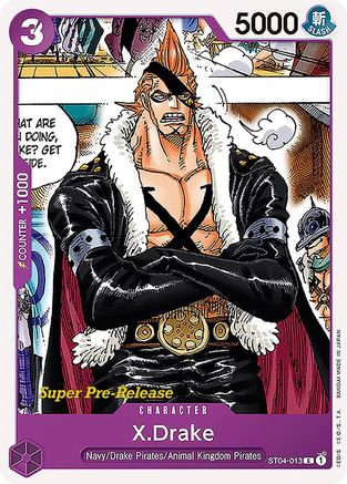 X.Drake (Super Pre-Release) - ST04-013 - Common available at 401 Games Canada