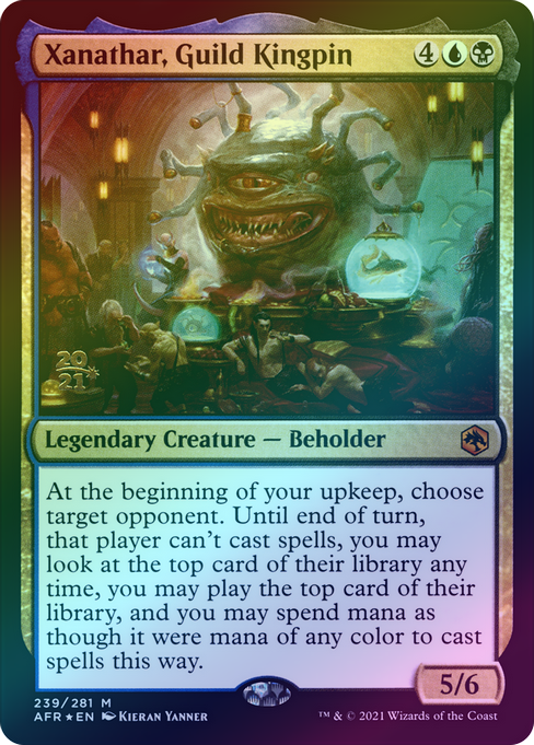 xanathar mtg card Xanathar, Guild Kingpin Adventures in the Forgotten Realms (AFR) #239 Scryfall Magic: The Gathering Search