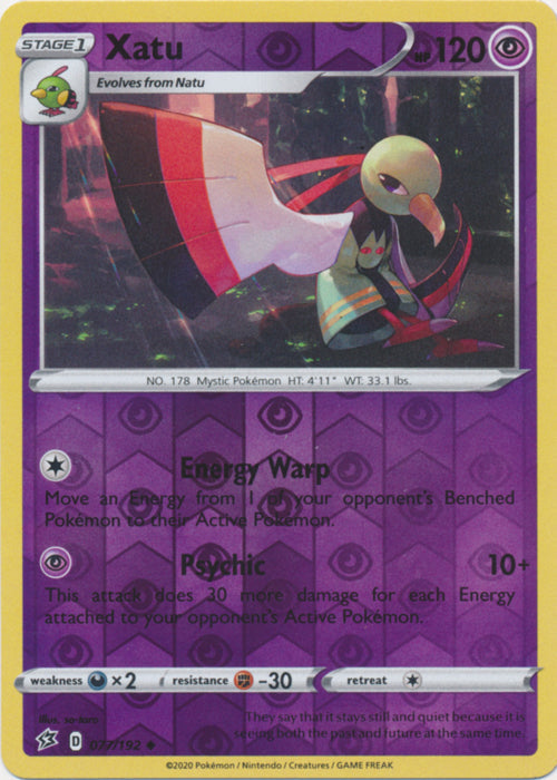 Xatu - 077/192 - Uncommon - Reverse Holo available at 401 Games Canada