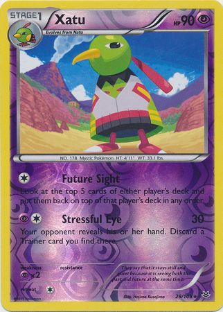 Xatu - 29/108 - Rare - Reverse Holo available at 401 Games Canada