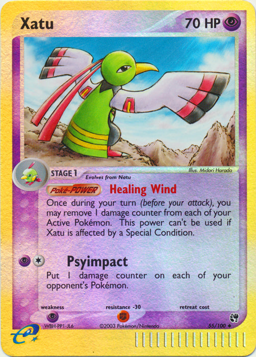 Xatu - 55/100 - Uncommon - Reverse Holo available at 401 Games Canada