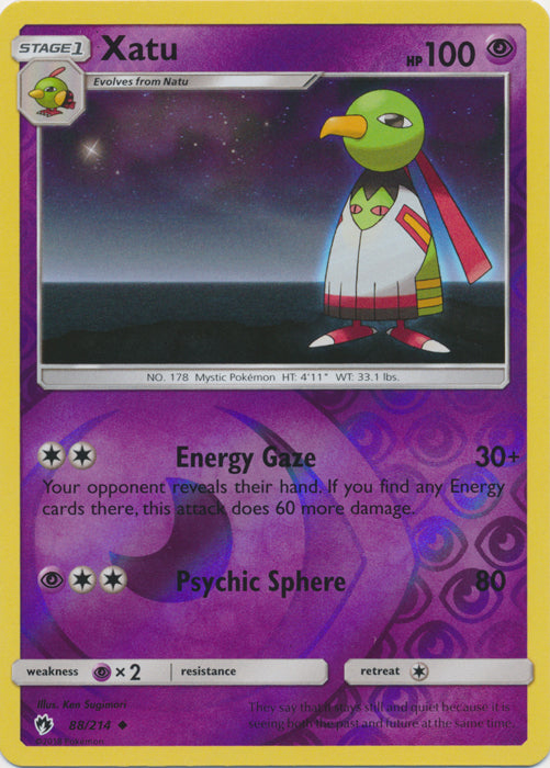Xatu - 88/214 - Uncommon - Reverse Holo available at 401 Games Canada