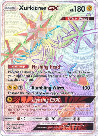 Xurkitree GX - 160/156 - Hyper Rare available at 401 Games Canada