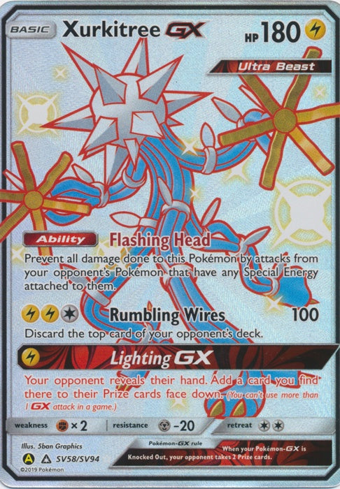 Xurkitree GX - SV58/SV94 - Shiny Ultra Rare available at 401 Games Canada