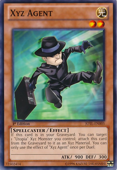 Xyz Agent - JOTL-EN005 - Common - 1st Edition available at 401 Games Canada