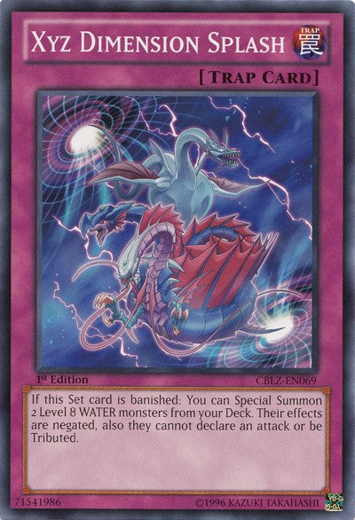 Xyz Dimension Splash - CBLZ-EN069 - Common - 1st Edition available at 401 Games Canada
