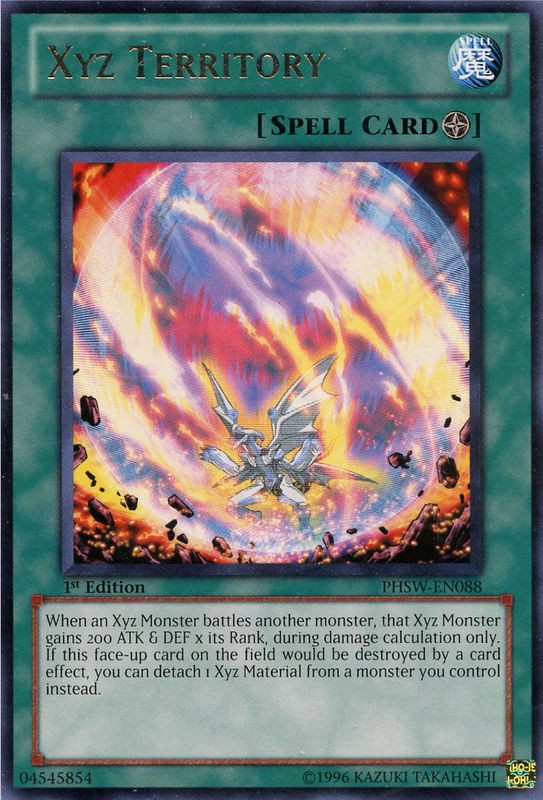 Xyz Territory - PHSW-EN088 - Rare - 1st Edition available at 401 Games Canada