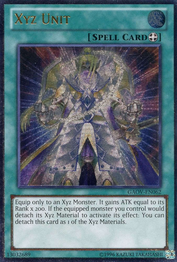 Xyz Unit - GAOV-EN062 - Ultimate Rare - Unlimited available at 401 Games Canada