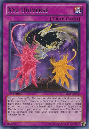 Xyz Universe - PRIO-EN078 - Rare - 1st Edition available at 401 Games Canada