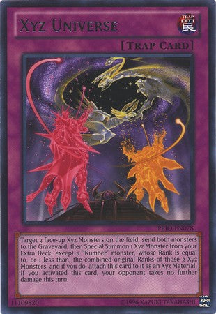 Xyz Universe - PRIO-EN078 - Rare - Unlimited available at 401 Games Canada