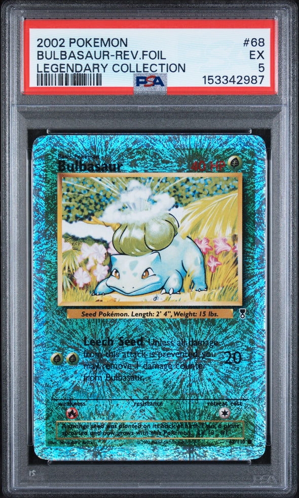 BULBASAUR-REV.FOIL (68) - POKEMON LEGENDARY COLLECTION - LEGENDARY COLLECTION - EX 5