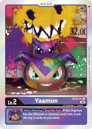 Yaamon - ST14-01 - Uncommon available at 401 Games Canada