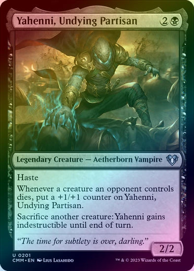 401 Games Canada - Yahenni, Undying Partisan (Foil) (CMM) 401 Games Canada - Yahenni, Undying Partisan (Foil) (CMM)