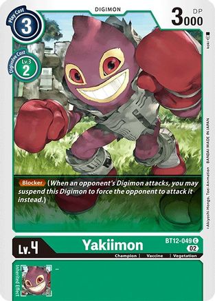 Yakiimon - BT12-049 - Common available at 401 Games Canada