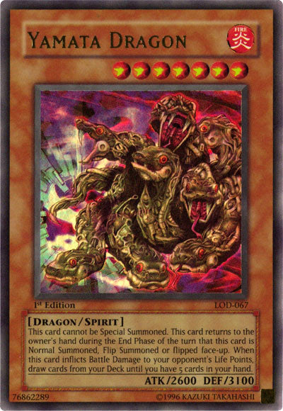 Yamata Dragon - LOD-067 - Ultra Rare - 1st Edition available at 401 Games Canada